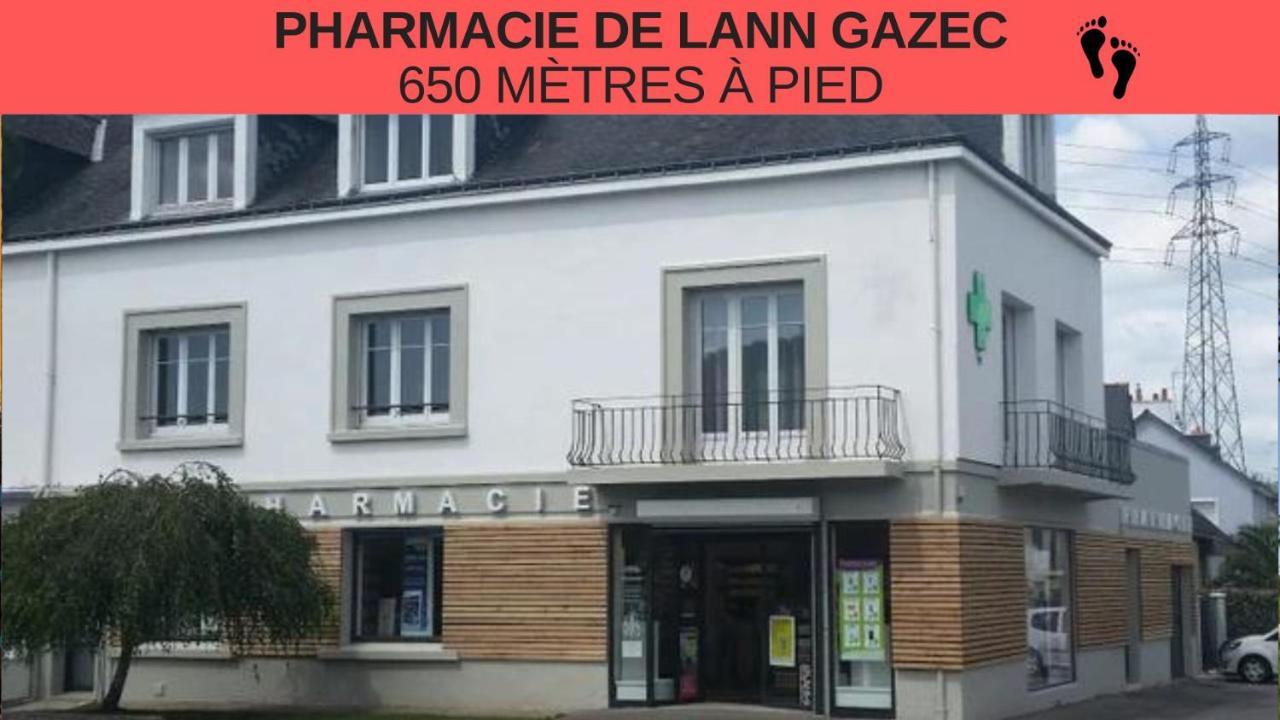 L'Atelier Chic - Wifi Fibre - Parking Privee - Balcon - Netflix Apartment Lanester Luaran gambar