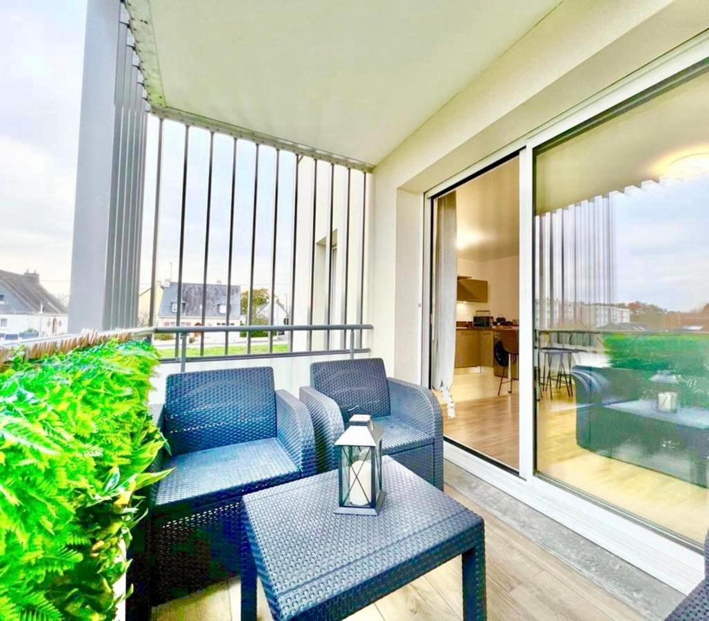 L'Atelier Chic - Wifi Fibre - Parking Privee - Balcon - Netflix Apartment Lanester Luaran gambar